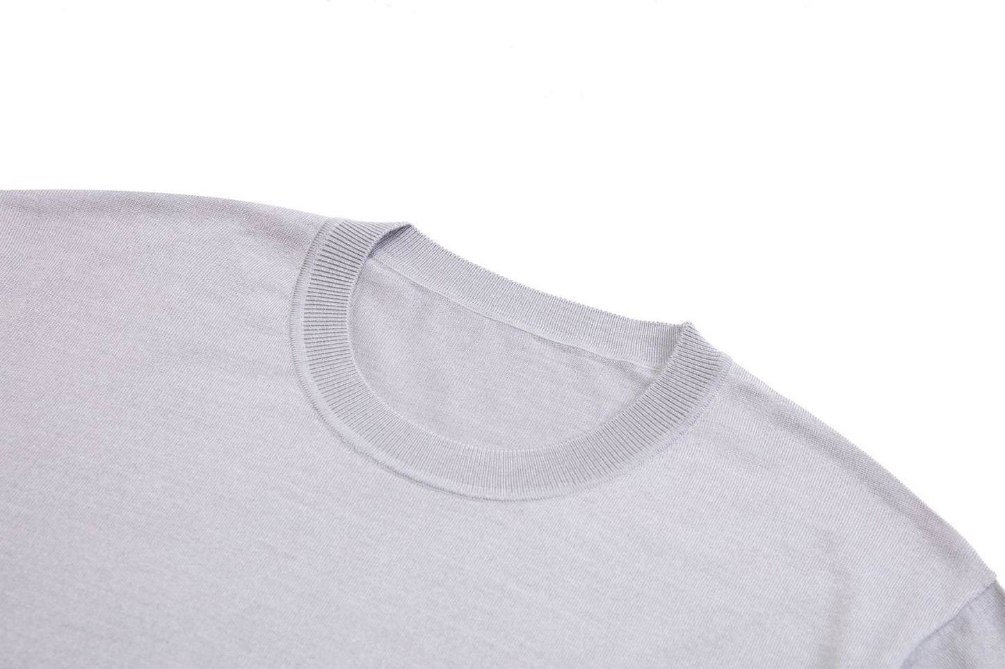 Wool Silk 16G Yarn Kitting Shirt