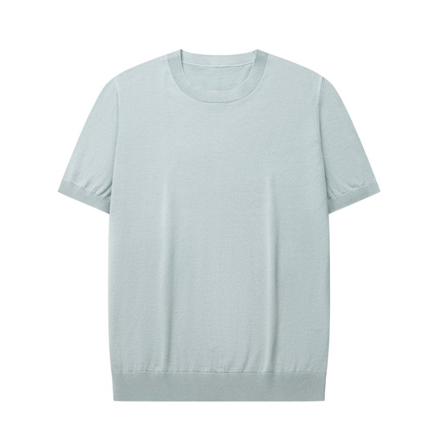 Silk Cotton 16G Yarn Kitting Shirt