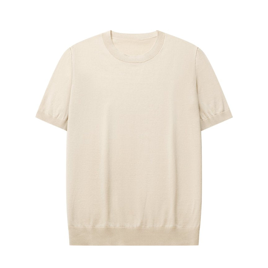 Silk Cotton 16G Yarn Kitting Shirt