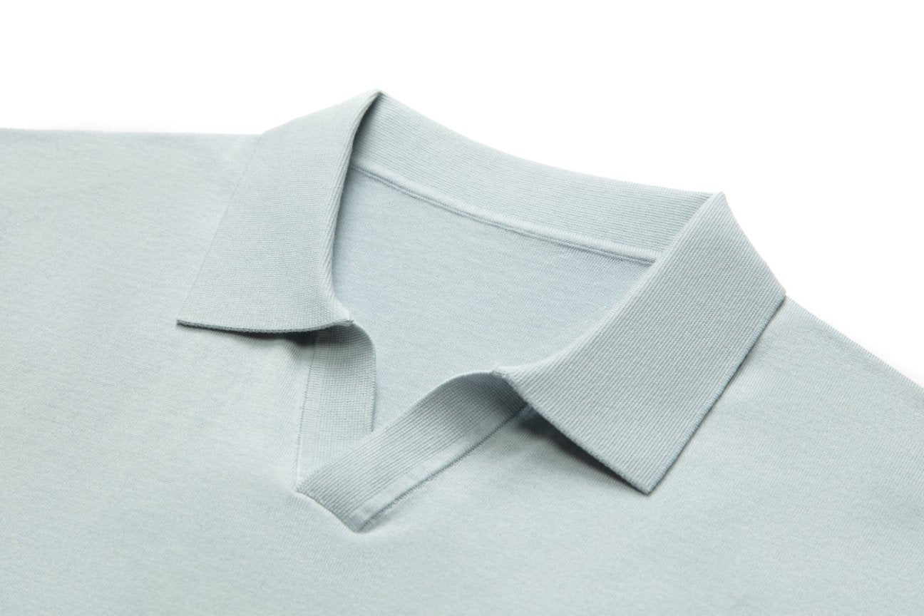 Silk Cotton 16G Yarn Kitting Shirt