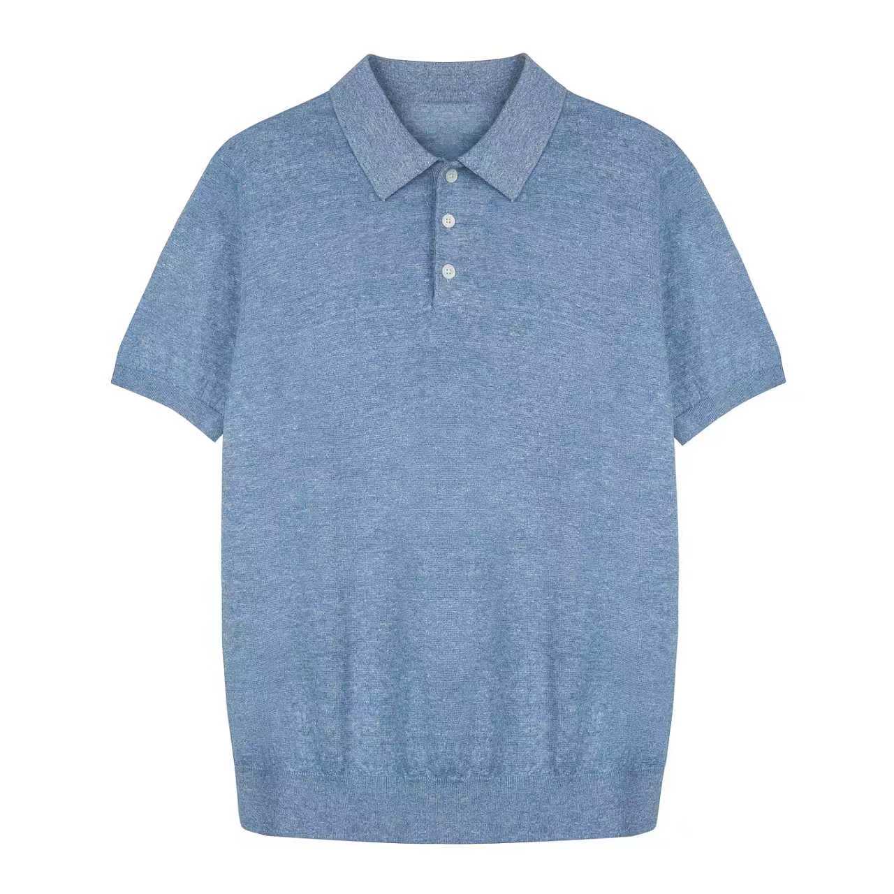 Emilcotoni Linen Cotton Knit Polo - 16G