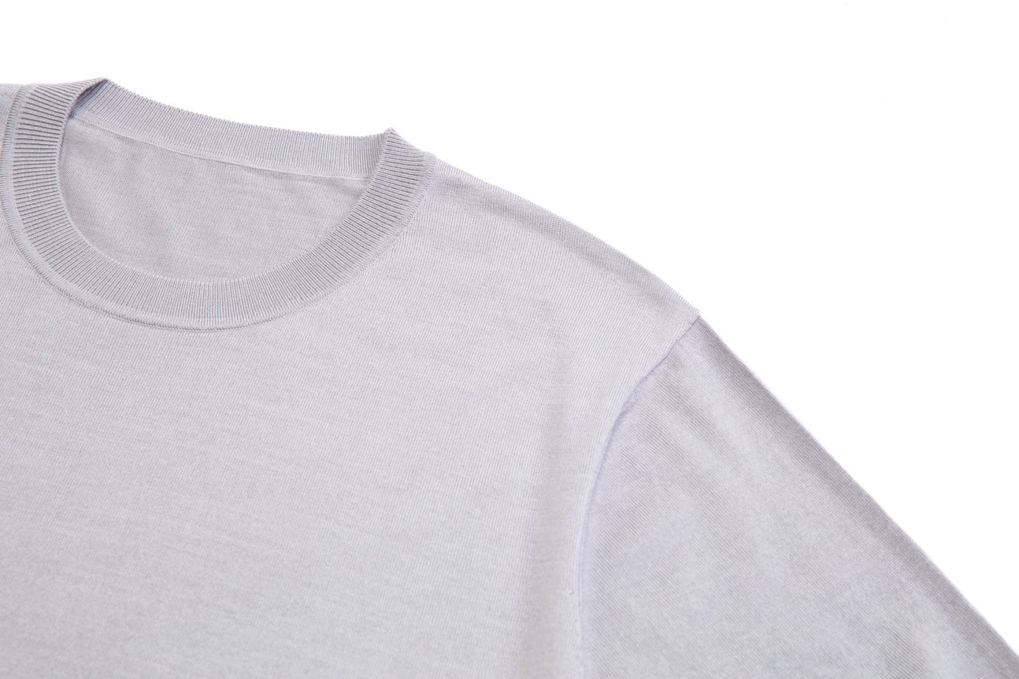 Wool Silk 16G Yarn Kitting Shirt