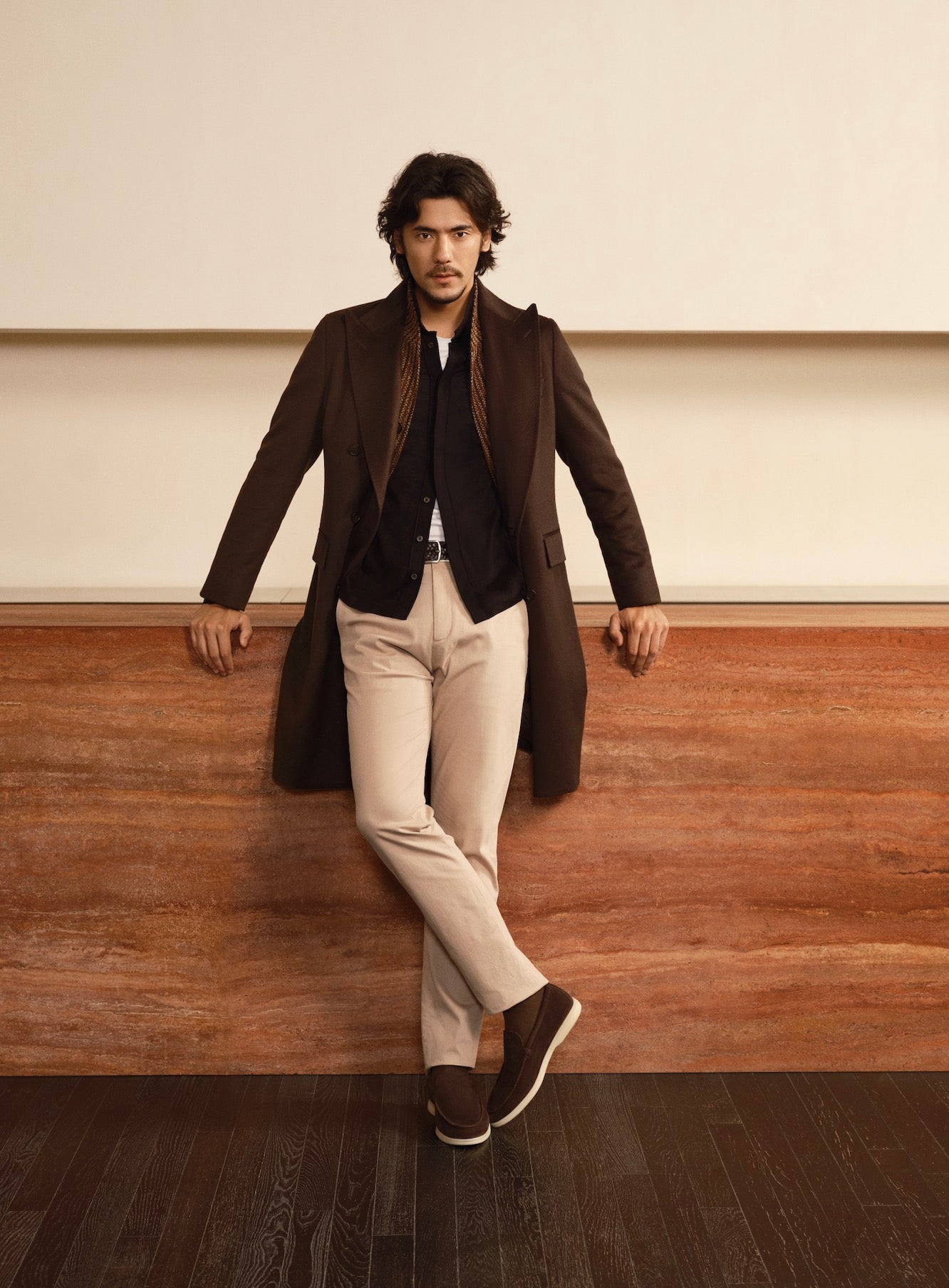 Fine-Gauge Cashmere Polo (Hidden Button Design) - 18G