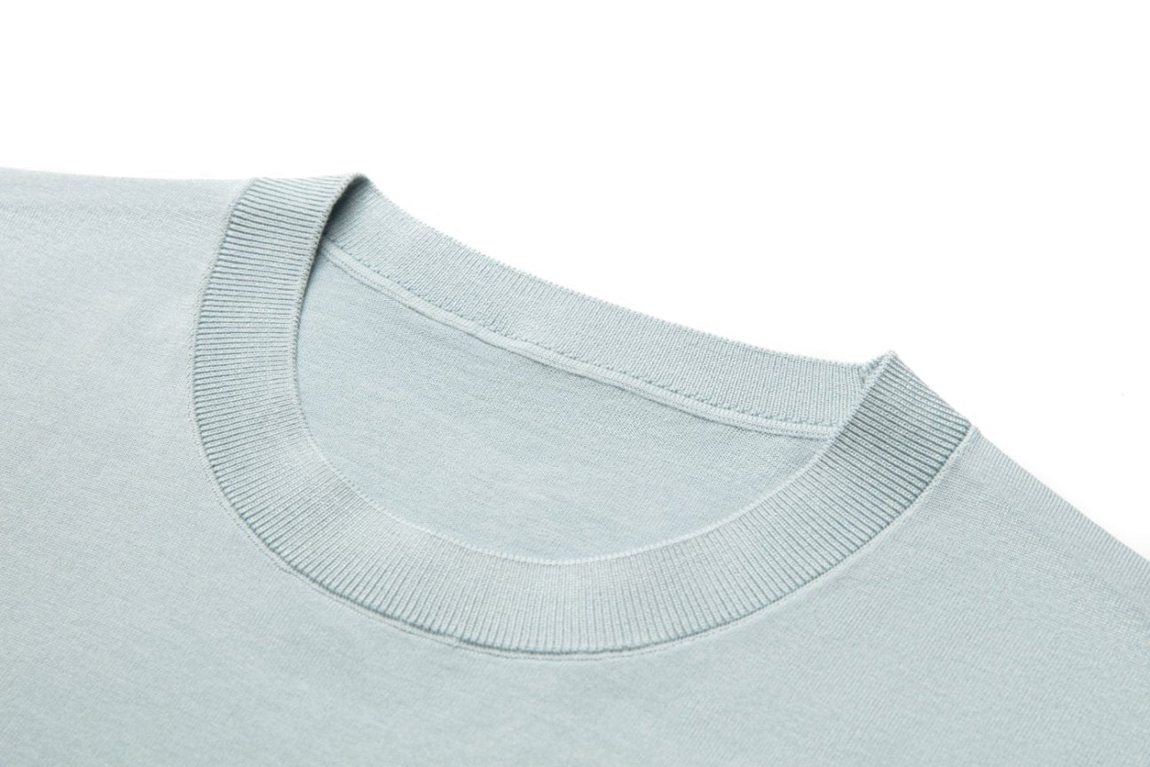 Silk Cotton 16G Yarn Kitting Shirt