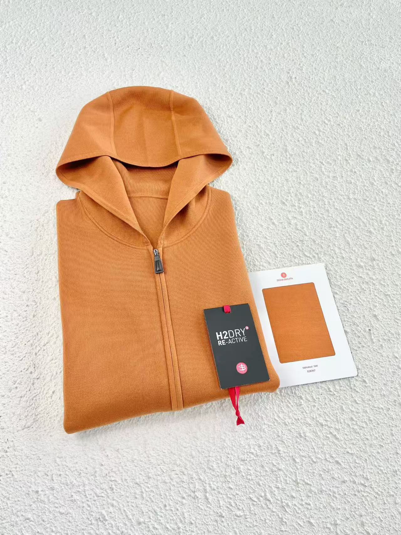 🌿 Zegna Baruffa Fine Merino Wool Hoodie