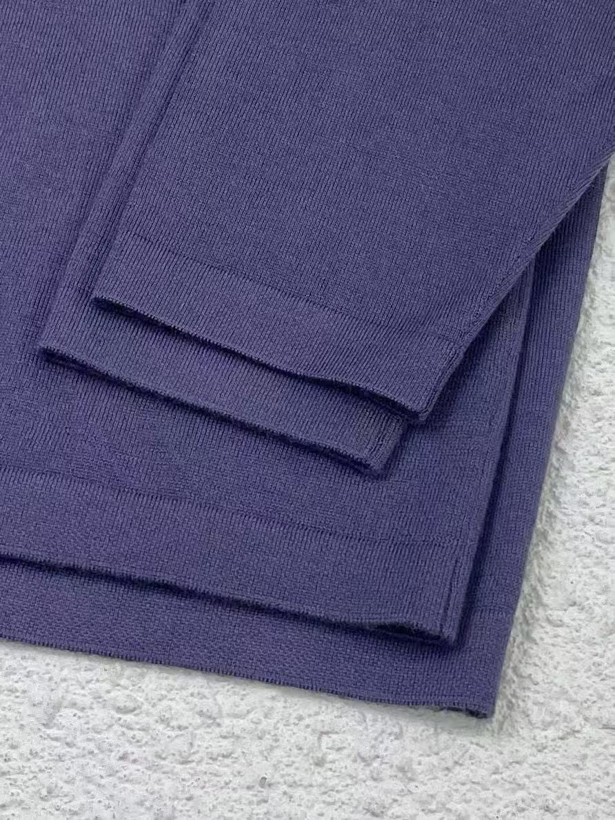 Fine-Gauge Cashmere Polo (Hidden Button Design) - 18G