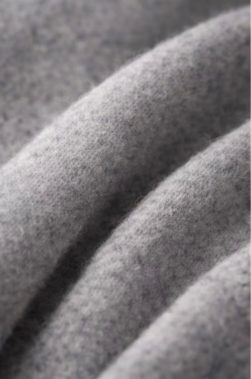 Gift — Écharpe Unie Tissée en Cachemire Pure Woven Cashmere Scarf